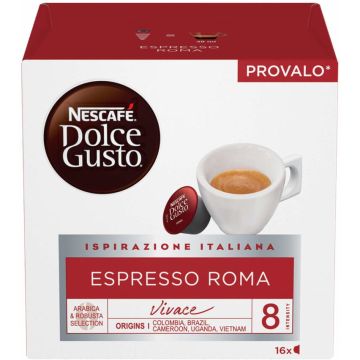 Nestle Nescafé Dolce Gusto Espresso Roma Capsule caffè 16 pz , 122295
