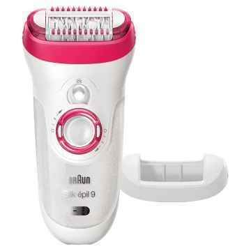 Braun Silk-épil 9 81676497 epilatore 40 pinzette Rosa, Bianco , 120161