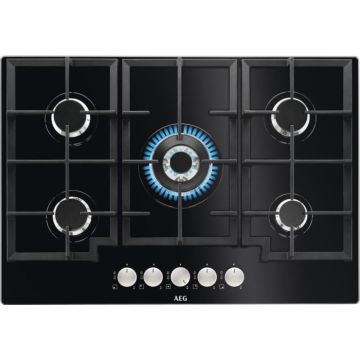 AEG HKB75440NB Nero Da incasso 75 cm Gas 5 Fornello(i) , 134797