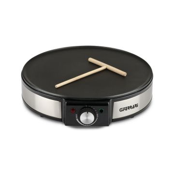G3 Ferrari Profi-Crepe crepiera 1 crepe 1200 W Nero, Argento , 126424