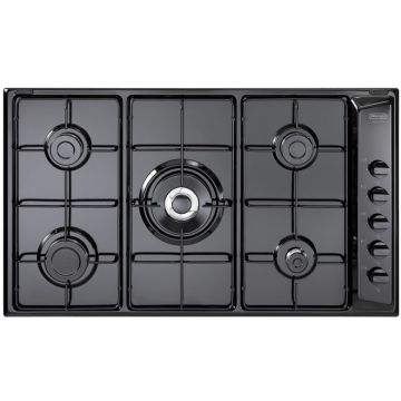De’Longhi NL 59 DD piano cottura Nero Da incasso 90 cm Gas 5 Fornello(i) , 127721