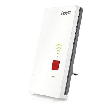 FRITZ! Repeater 2400 Ricevitore e trasmettitore di rete Grigio, Bianco 10, 100, 1000 Mbit/s , 129530