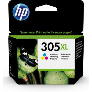 HP Cartuccia di inchiostro tricromia originale ad alta capacità 305XL , 131902