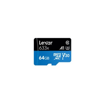Lexar 633x memoria flash 64 GB MicroSDXC UHS-I Classe 10 , 139356
