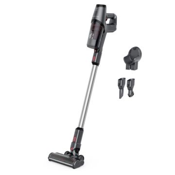 Rowenta RH6933, Cleaner X-PERT 3.60, Scopa Elettrica, 45 minuti di Autonomia, Peso di 2,2 Kg, Nero & Rosso , 131370