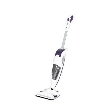 Rowenta RY7731 Clean & Steam Revolution, Scopa Lavapavimenti a Vapore, Aspira e Igienizza Contemporaneamente, Elimina Germi e Batteri, Pronta in 30 Sec, Senza Sacco, Bianco, 1500 W , 131371