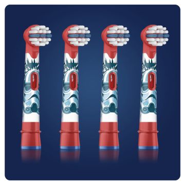 Oral-B Kids Testine Di Ricambio Bambini (4 pezzi), Star Wars , 114699