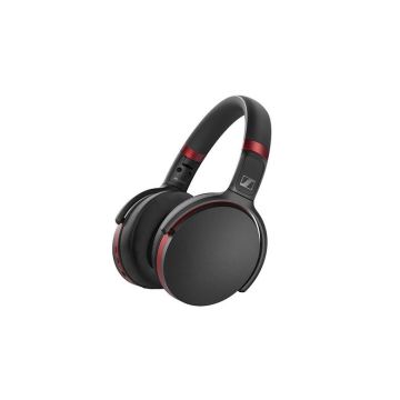 Sennheiser HD 458BT Auricolare Con cavo e senza cavo A Padiglione MUSICA USB tipo-C Bluetooth Nero, Rosso , 141838