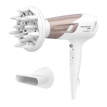 Rowenta Studio Dry CV5830F0 asciuga capelli 2100 W Beige, Bianco , 131886