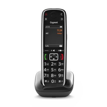 Gigaset E720 Telefono analogico/DECT Identificatore di chiamata Nero , 132071