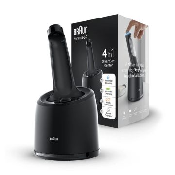 Braun Stazione Di Pulizia SmartCare 4 In 1 Per Rasoio Elettrico Series 5, 6 E 7 (Nuova Generazione) , 133901