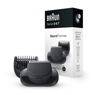 Braun EasyClick Accessorio Regolabarba Per Rasoio Elettrico Series 5, 6 E 7 (Nuova Generazione) , 131980