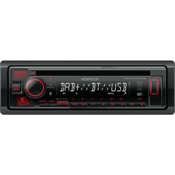 Kenwood KDC-BT450DAB Ricevitore multimediale per auto Nero 50 W Bluetooth , 132046