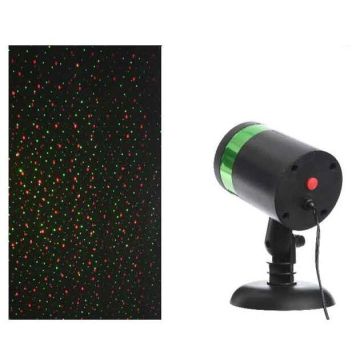 Kaemingk Proiettore Garden Led Rosso E Verde Rotazione - Campo Di Luce 20M X 56Mq Ideale Per Esterno Ed Interno , 113036