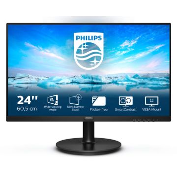 Philips V Line 241V8L/00 LED display 60,5 cm (23.8") 1920 x 1080 Pixel Full HD Nero , 138224