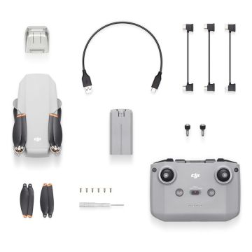 DJI Mini 2 4 rotori Quadrirotore 12 MP 3840 x 2160 Pixel 2250 mAh Nero, Bianco , 140021