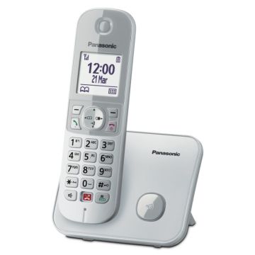 Panasonic KX-TG6851JTS telefono Telefono DECT Identificatore di chiamata Argento , 135019