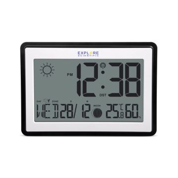Explore Scientific RDC8002 stazione meteorologica digitale Nero, Bianco LCD Batteria , 134598