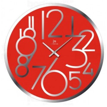 Lowell 14892R orologio da parete Orologio da parete in quarzo Rotondo Rosso , 134627