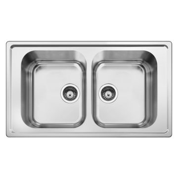 Smeg LPR862 lavello Lavello ad incasso Rettangolare Acciaio inossidabile , 143127