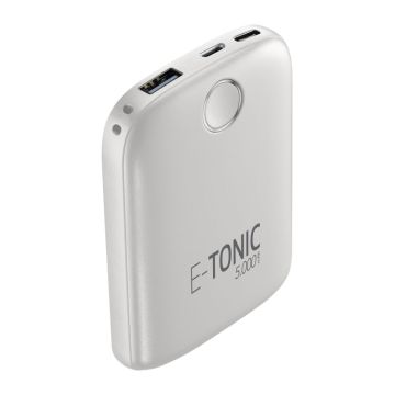 Cellularline E-Tonic batteria portatile 5000 mAh Bianco , 124957