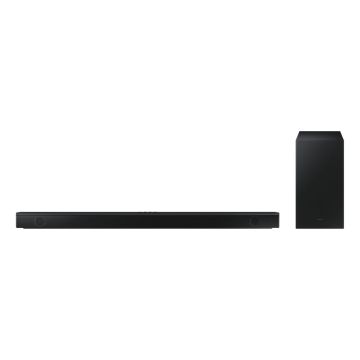 Samsung Soundbar HW-B650/ZF con subwoofer 3.1 canali 430W, audio 3D, suono bilanciato, uniforme e ottimizzato, bassi profondi , 141993