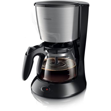 Philips Daily Collection Macchina per caffè nera /metallo con caraffa in vetro , 95311
