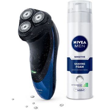 Philips NIVEA AquaTouch Rasoio elettrico Wet & Dry AT770/26 , 111057