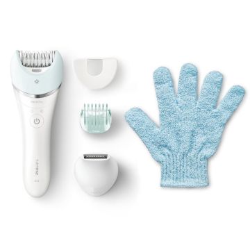 Philips Satinelle Advanced Epilatore Wet & Dry per gambe e corpo , 116896